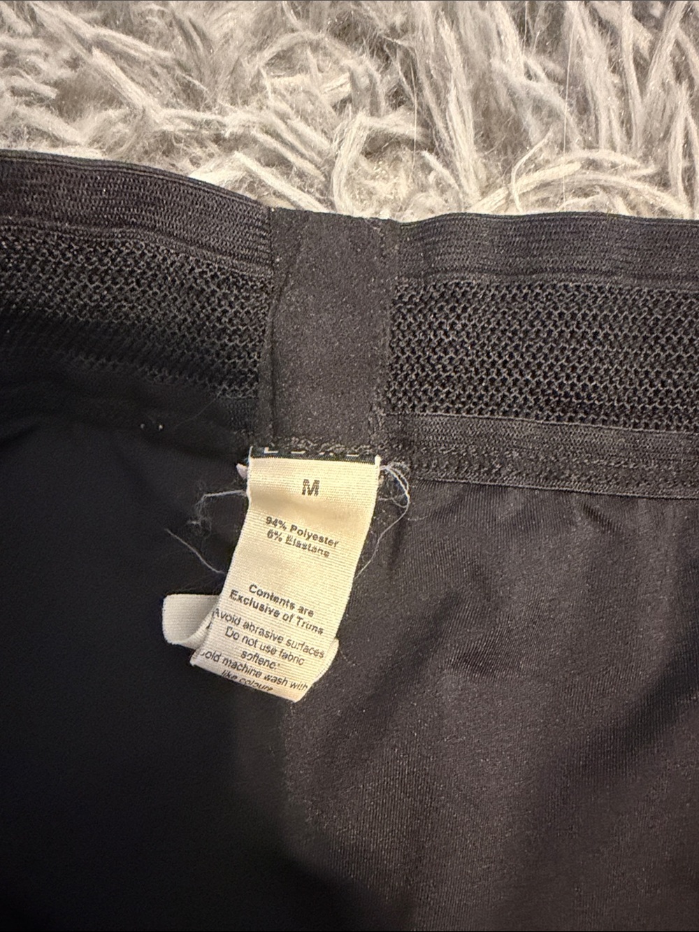LSKD Women’s Black Layered Athletic Shorts - Picture 3 of 4